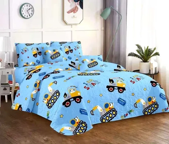 CUBRECAMA VERANO QUILT 1.5 PLAZAS NIÑOS DISEÑOS - 2