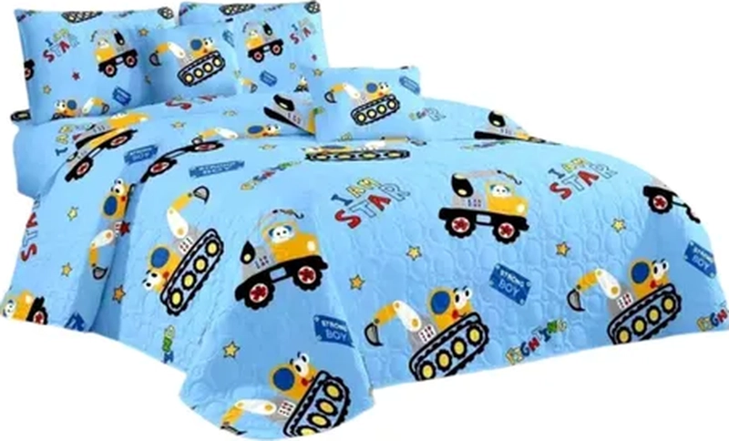 CUBRECAMA VERANO QUILT 1.5 PLAZAS NIÑOS DISEÑOS - 3