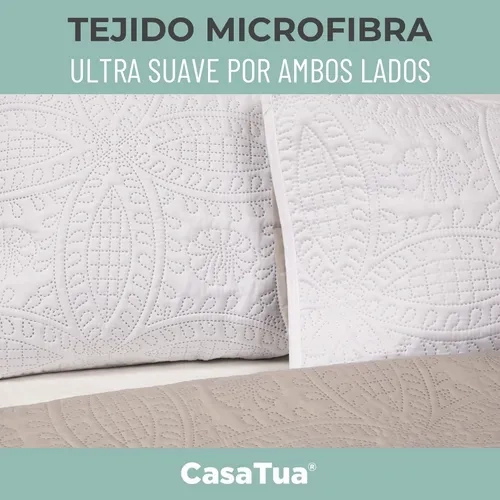 CUBRECAMA QUILT REVERSIBLE 1.5 PLAZA 180X260 - 7