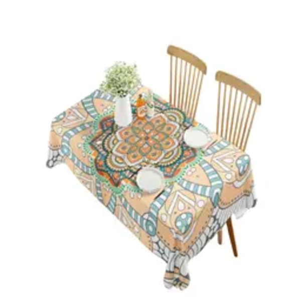 MANTEL IMPERMEABLE RECTANGULAR ANTIMANCHAS - 1
