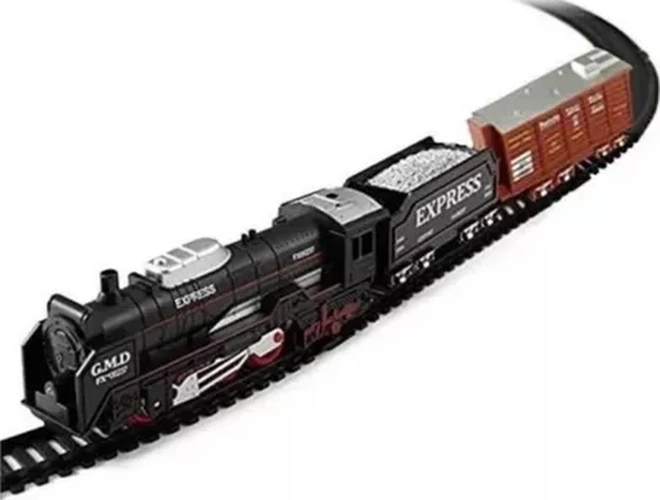 TREN ELE CTRICO NAVIDAD NIÑOS 14PCS - 2