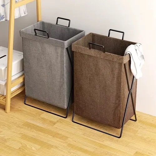 CANASTO PLEGABLE ROPA SUCIA LAVANDERIA - 4