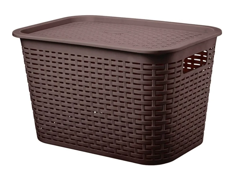 CANASTILLA ORGANIZADORA RATTAN 22L MULTIUSO - 1