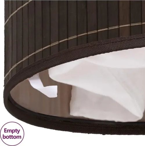 CESTO ROPA BAMBU NATURAL 60X40CM - 4