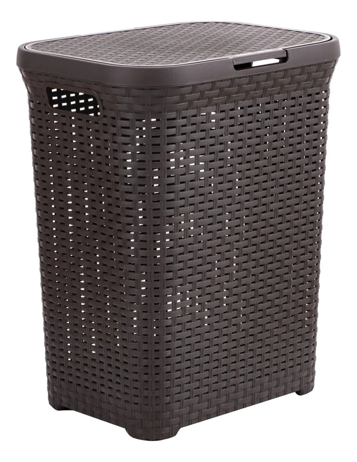 CESTO ROPA RATTAN 60L CON TAPA - 2