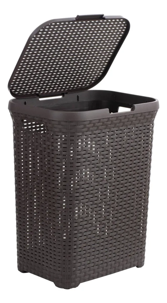 CESTO ROPA RATTAN 60L CON TAPA - 4