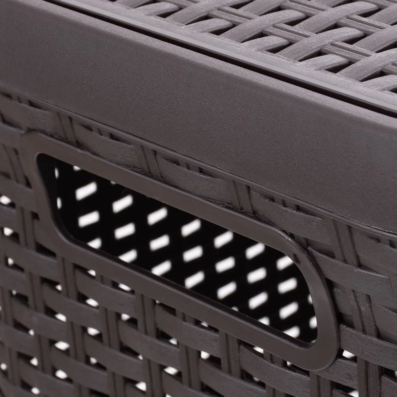 CESTO ROPA RATTAN 60L CON TAPA - 7