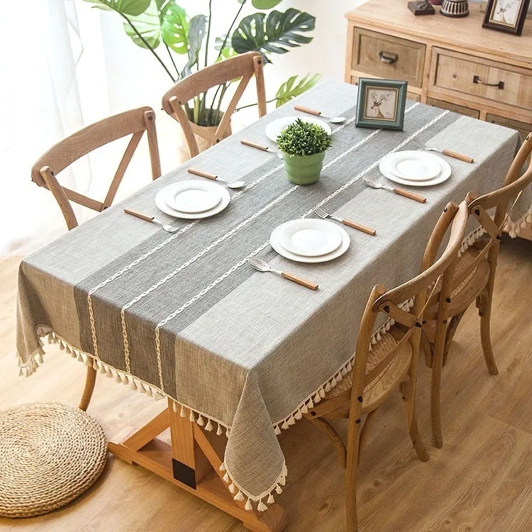 MANTEL RECTANGULAR TONO PASTEL 200CM - 1