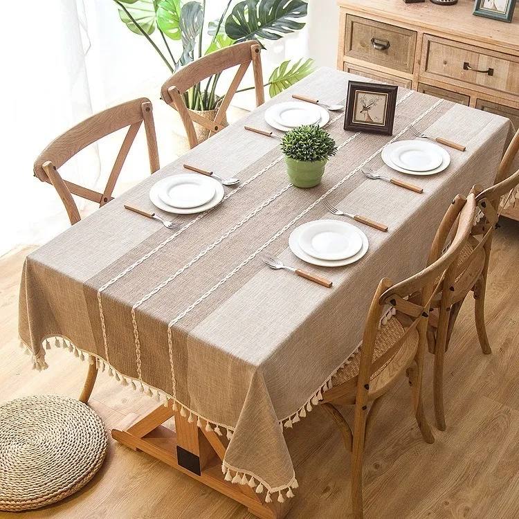 MANTEL RECTANGULAR TONO PASTEL 200CM - 4