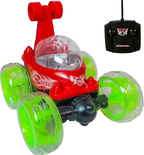 AUTO RC CRAZY CAR LUCES SONIDO RGB - 1