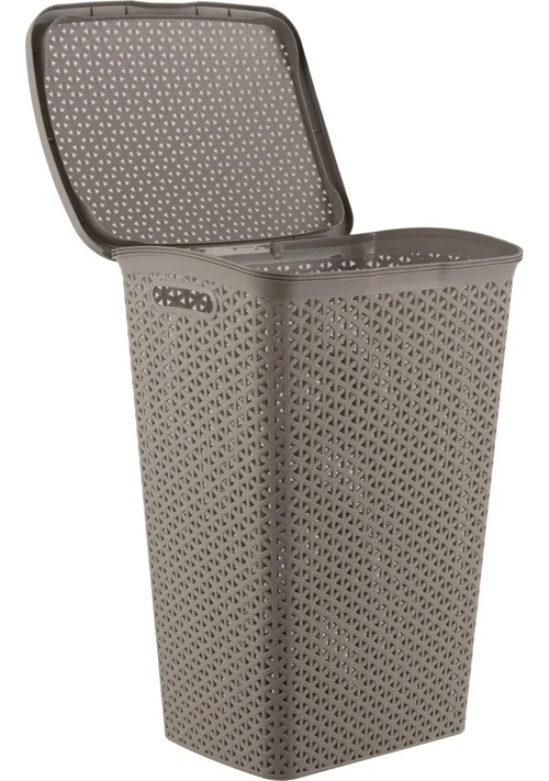 CESTO ROPA SUCIA BALI 55L COLOR TAUPE - 3
