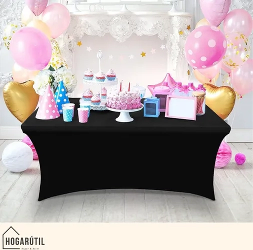 FUNDA MANTEL SPANDEX 240CM 8FT EVENTO HOGARUTIL - 4