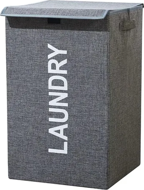 CAJA ORGANIZADORA ROPA SUCIA PLEGABLE CON TAPA 57L - 2