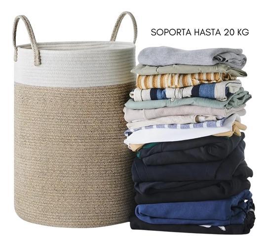 CESTO ROPA SUCIA PLEGABLE CON ASAS ORGANIZADOR - 5