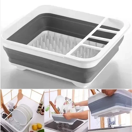 ESCURRIDOR PLATOS ORGANIZADOR PLEGABLE COCINA - 2