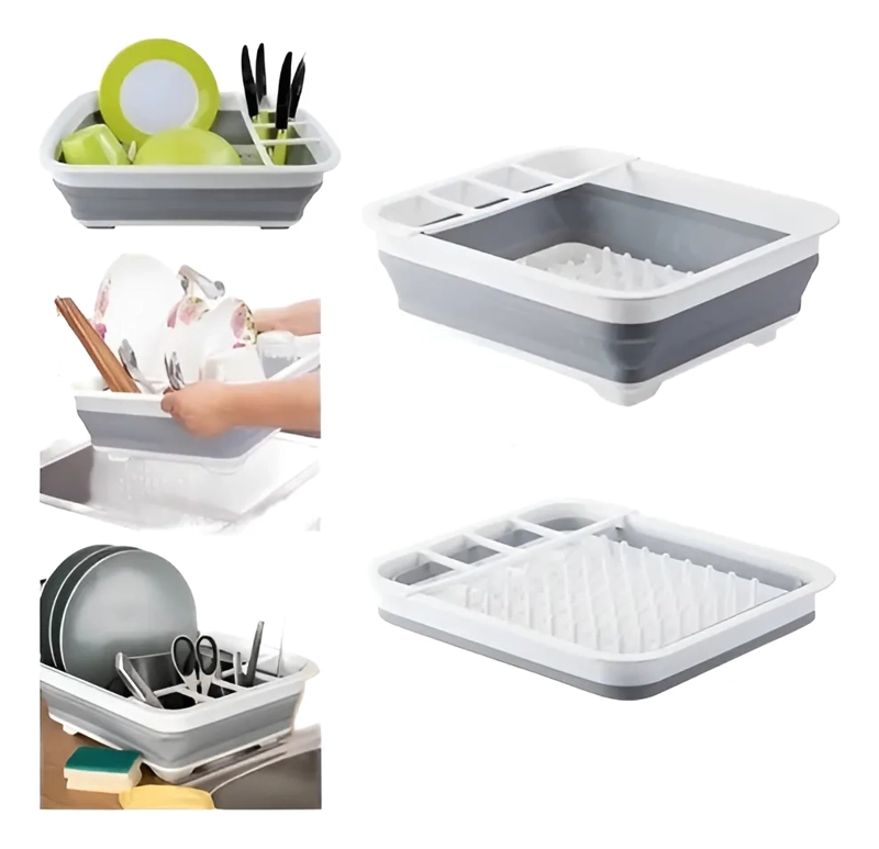 ESCURRIDOR PLATOS ORGANIZADOR PLEGABLE COCINA - 3