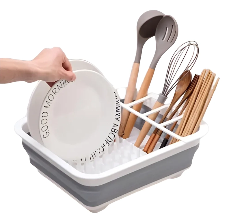 ESCURRIDOR PLATOS ORGANIZADOR PLEGABLE COCINA - 5