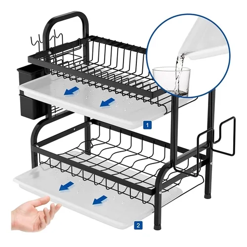 ESCURRIDOR LOZA 2 NIVELES COCINA - 1