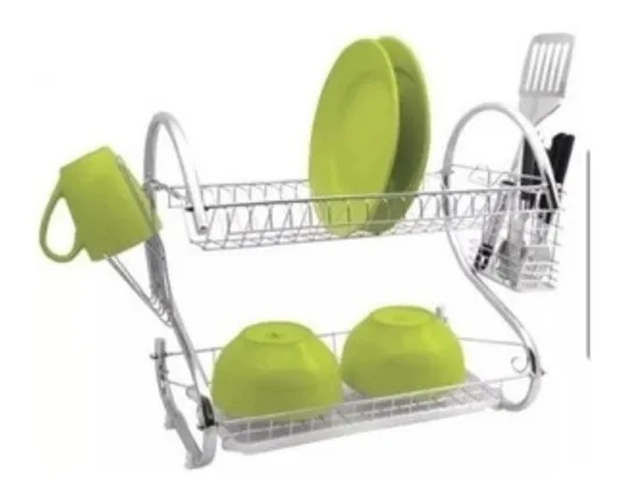 ESCURRIDOR LOZA PLATOS FIERRO PEQUEÑO - 3