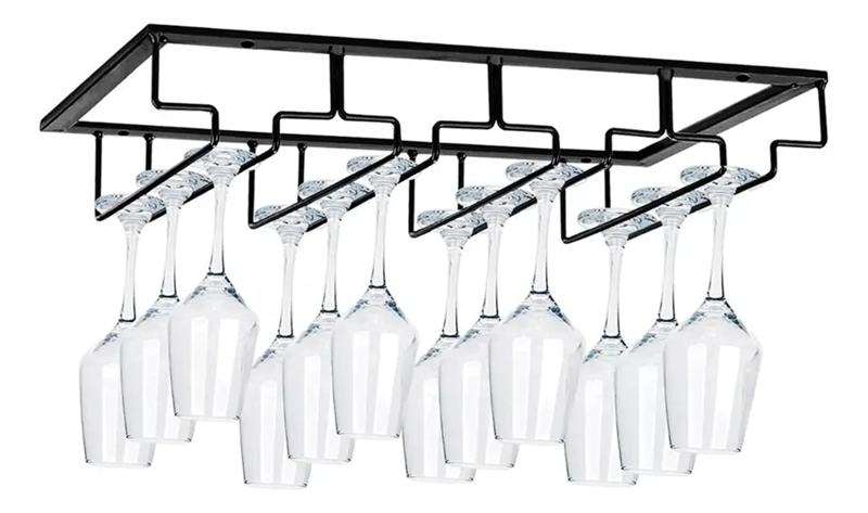 COLGADOR COPAS BAR METAL 40X23CM - 1