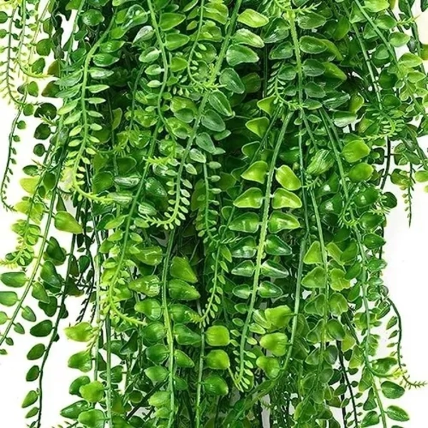 PLANTAS ARTIFICIALES 5 UDS BOSTON FERN COLGANTES - 4