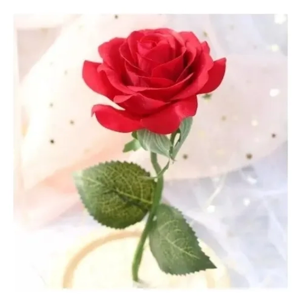 ROSA ETERNA PRESERVADA LED SAN VALENTIN ROJA - 4