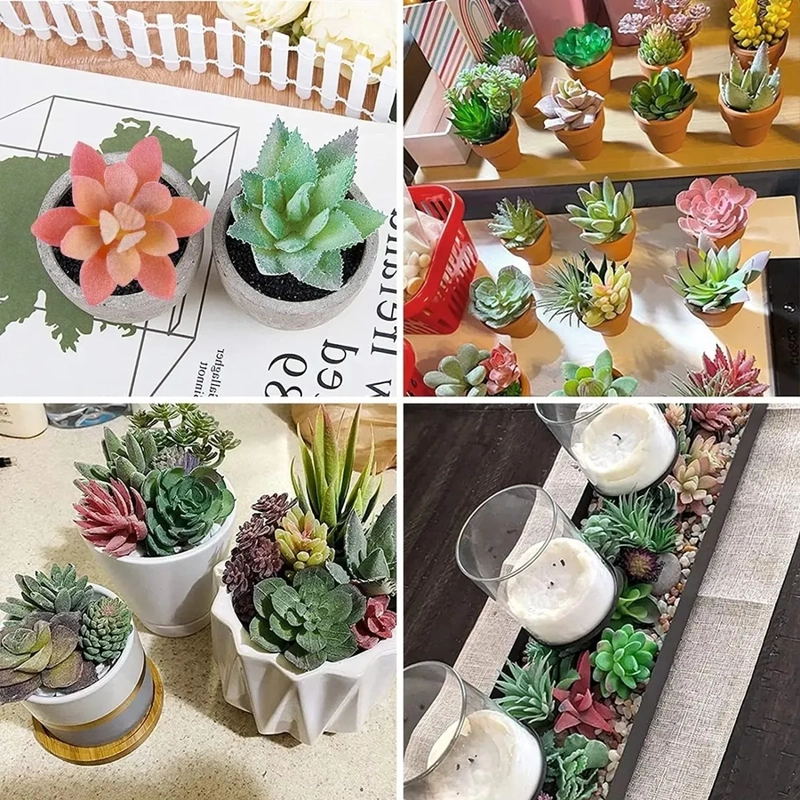 PLANTAS SUCULENTAS ARTIFICIALES 20 UDS MINI - 3