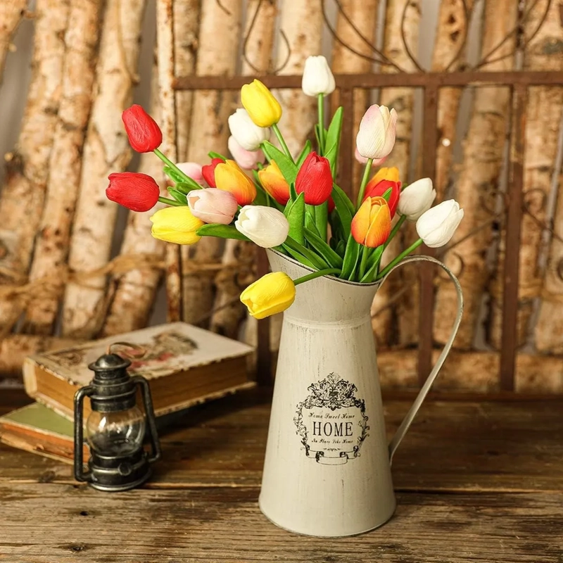 RAMO TULIPANES ARTIFICIALES 20 UDS DECORACION - 4