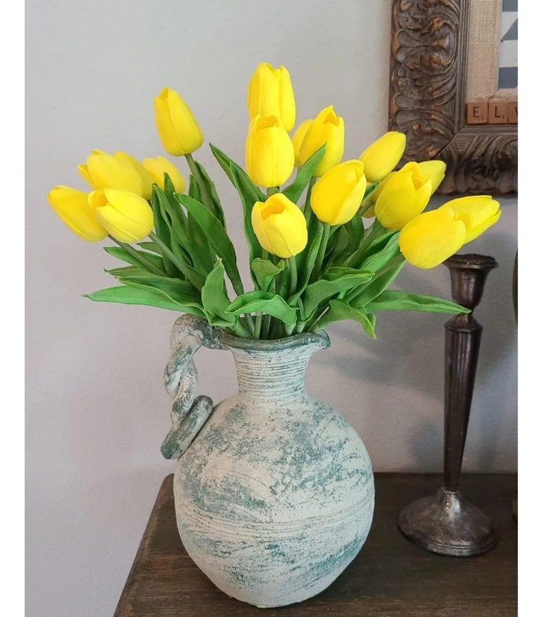 RAMO TULIPANES ARTIFICIALES 20 UDS DECORACION - 5