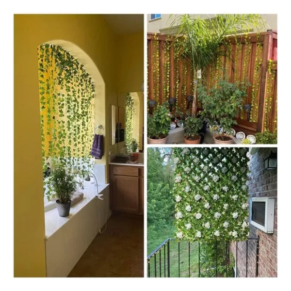 PLANTA ENREDADERA ARTIFICIAL 12 TIRAS 200 CM - 4