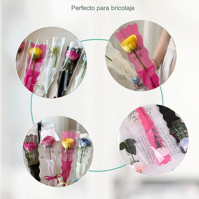 PAPEL COREANO PARA RAMOS FLORES 150 HOJAS - 4