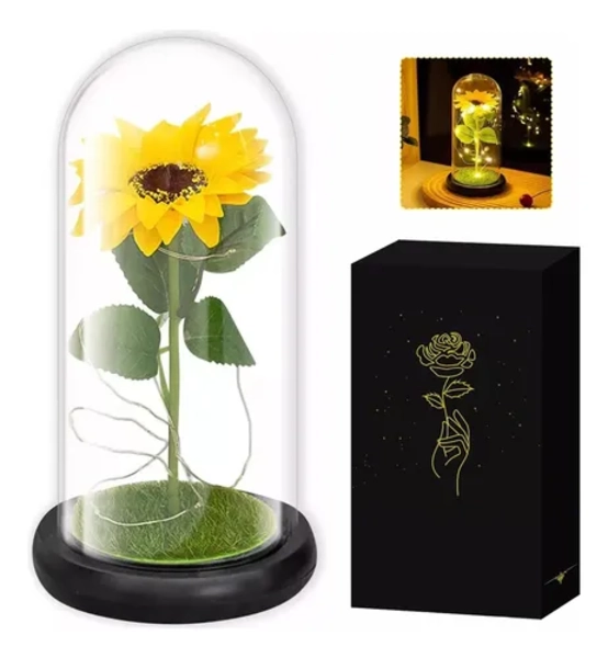 GIRASOL ETERNO LAMPARA CUPULA DECORACION - 2