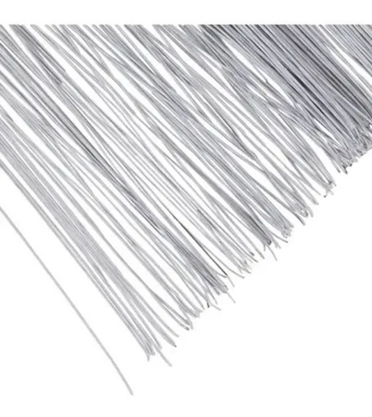 ALAMBRE GRIS PARA FLORES 40 CM 40 UDS - 2