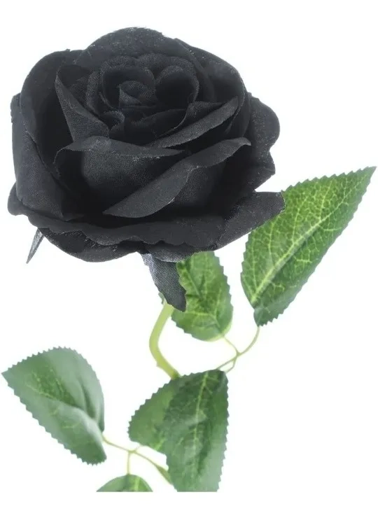 ROSAS ARTIFICIALES 5 UDS VARAS NEGRAS - 3