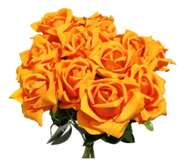 ROSAS ARTIFICIALES 12 UDS 612-4 DECORACION - 1