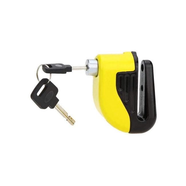 CANDADO FRENO DE DISCO MOTO CON ALARMA ANTIRROBO - 1