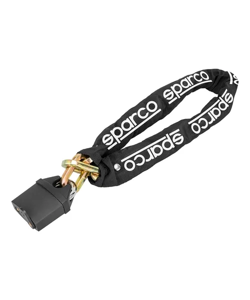 CADENA Y CANDADO SPARCO PARA RUEDA DE REPUESTO ANTIRROBO - 1