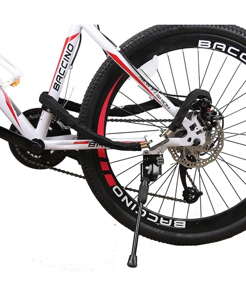 CANDADO CADENA PARA MOTOS Y BICICLETA 120 CM NEGRO - 4