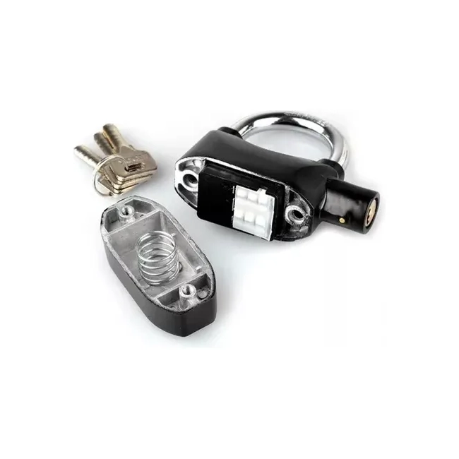 CANDADO CON ALARMA PARA MOTOS Y BICICLETAS 110DB + PILAS - 2