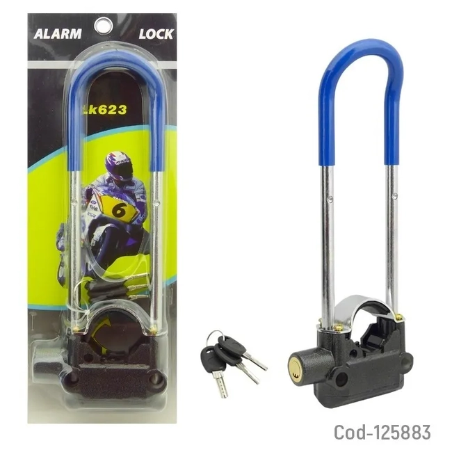 CANDADO U-LOCK CON ALARMA PARA MOTO ANTI-FORZAMIENTO - 3