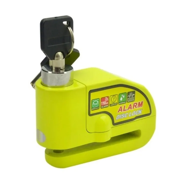 CANDADO DISCO MOTO Y BICI CON ALARMA GENE RICA - 3