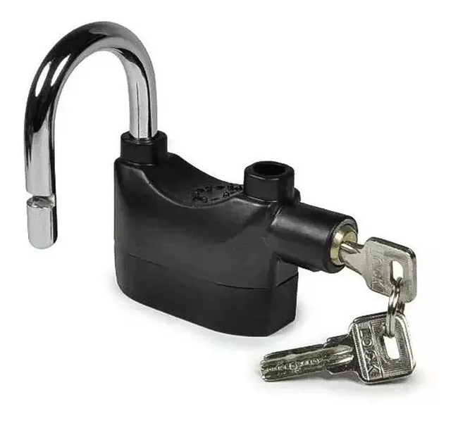 CANDADO ALARMA PARA MOTO, BICICLETAS Y CASA 110 DB - 2