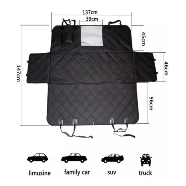 BUTACA IMPERMEABLE PARA AUTO, PERRO Y GATO - 2
