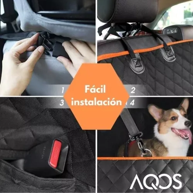 BUTACA IMPERMEABLE PARA AUTO, PERRO Y GATO - 3