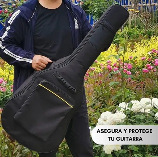 FUNDA PARA GUITARRA ACUSTICA CLASICA 41 PULGADAS SONNET 104C - 5