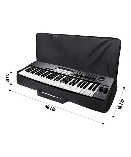 FUNDA PARA TECLADO 61 TECLAS 102X42X13 CM - 4