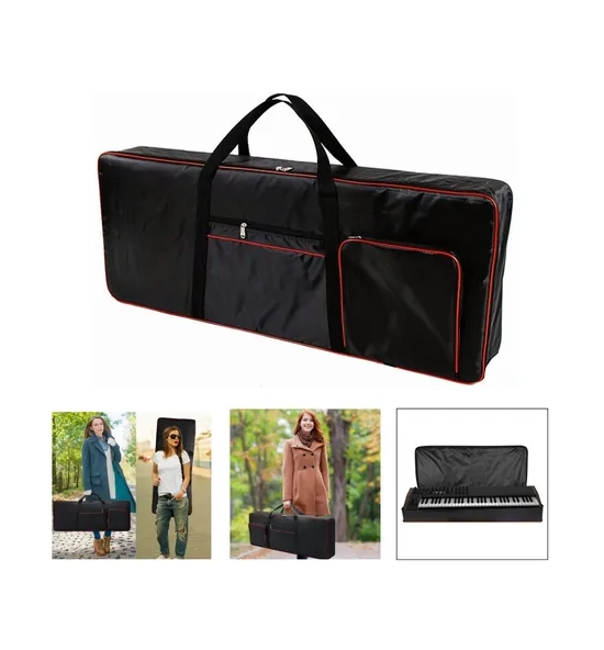 FUNDA PARA TECLADO 61 TECLAS 102X42X20 CM - 6