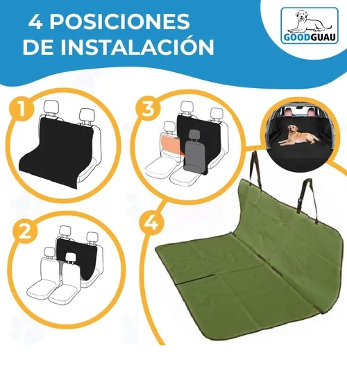 LONA IMPERMEABLE PROTECTORA PARA AUTO Y MASCOTAS - 4