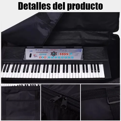 FUNDA PARA PIANO TECLADO PROTECCION BOLSA 61 LLAVES - 3
