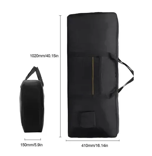 FUNDA PIANO 61 TECLAS TECLADO CUERDAS INSTRUMENTOS MUSICALES - 2